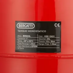 Tanque Hidroneumático BVS24L BERCATTI | Vielco