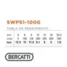 Bomba Piscina SWPS1-1000 BERCATTI | Vielco