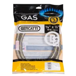 Flexible Gas 3/8"X1/2" 100cm BERCATTI | Vielco