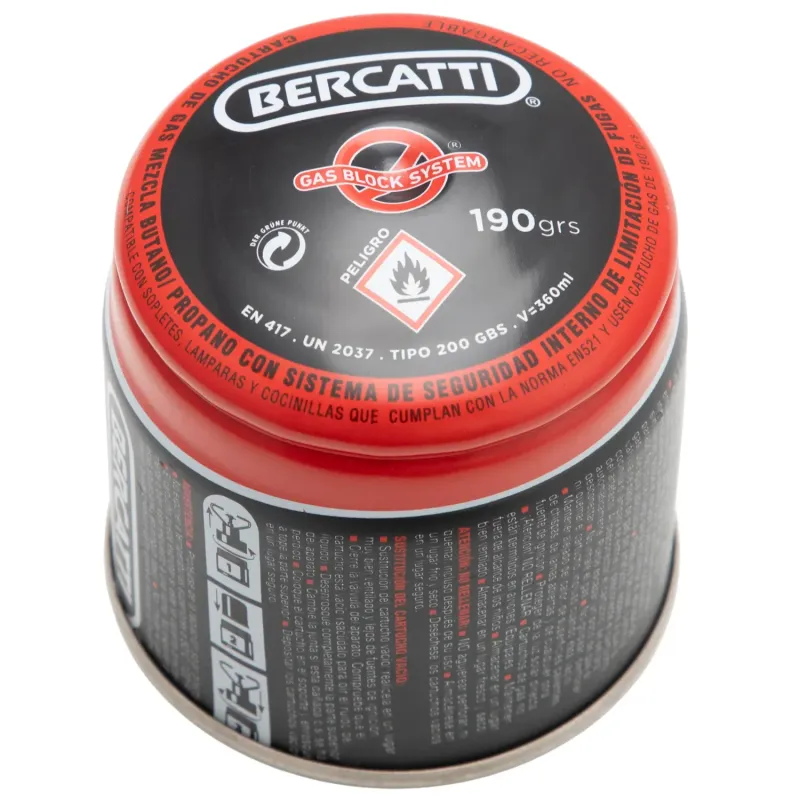 Cartucho Gas 190g BERCATTI | Vielco